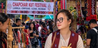 Chapchar Kut Festival: Cultural Exhibition at Lammual Compound Aizawl Chapchar Kut Festival