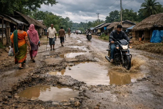 karbook-tripura-road-problem-news